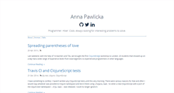 Desktop Screenshot of annapawlicka.com