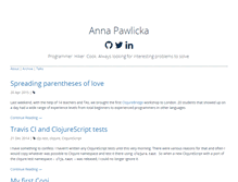 Tablet Screenshot of annapawlicka.com